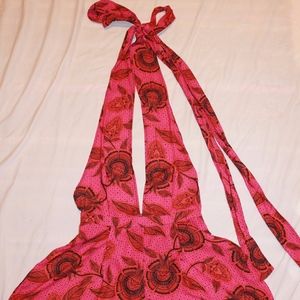 Misguided | backless halter romper